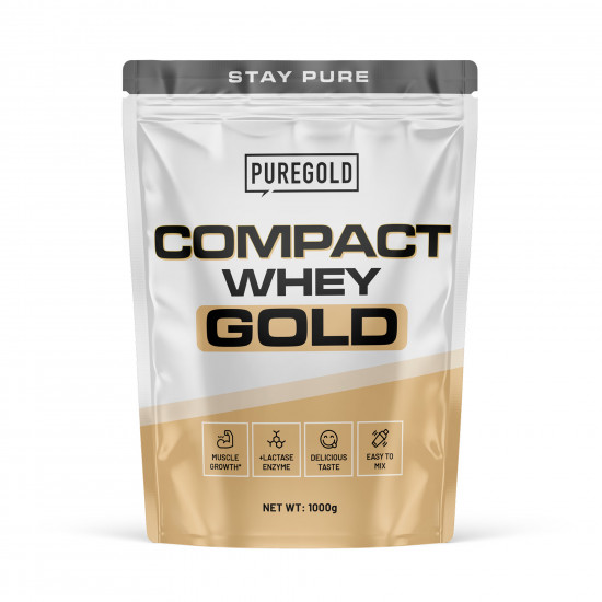 Pure Gold Compact Whey Gold - 1000g Chocolate Hazelnut 2023-10-5631 Pure Gold Compact Whey Gold - 1000g Chocolate Hazelnut 2023-10-5631