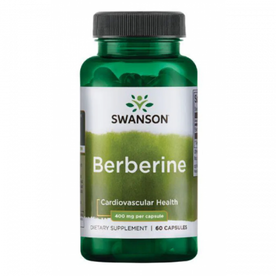 Swanson Berberine 400mg - 60 cap 100-68-6731061-20