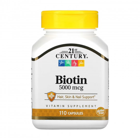 21st Century Biotin 5000 mcg - 110 caps 2023-10-7076
