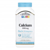 Calcium 1000 mg + D3 - 90 tabs