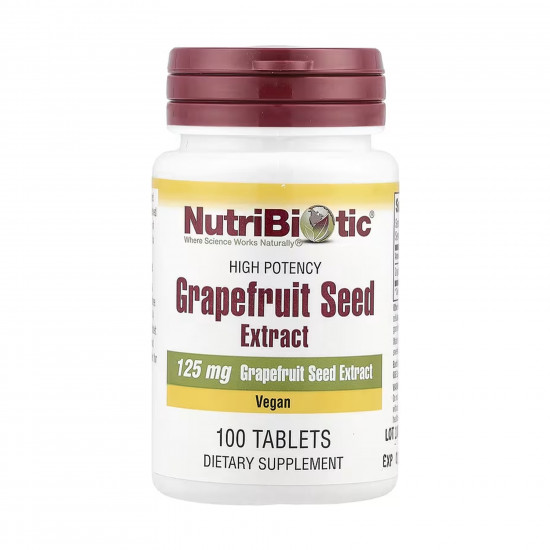 Nutribiotic Grapefruit Seed Extract 125mg - 100 tabs 2023-10-5478 Nutribiotic Grapefruit Seed Extract 125mg - 100 tabs 2023-10-5478