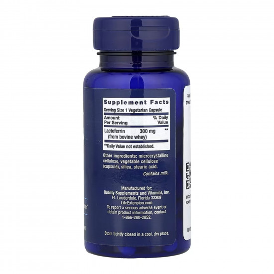Life Extension Lactoferrin Caps - 60 vcaps (До 12.26) 2024-11-0265