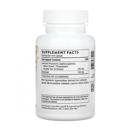 Thorne Quercetin Complex - 60 caps (До 08.26) 2023-10-7645