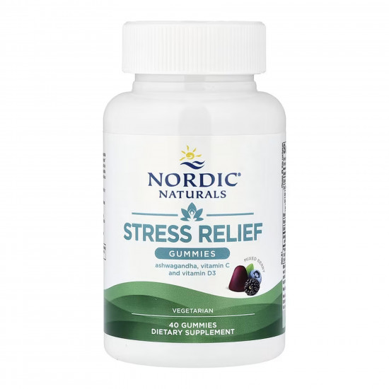 Nordic Naturals Stress Relief - 40 gummies 2023-10-7852