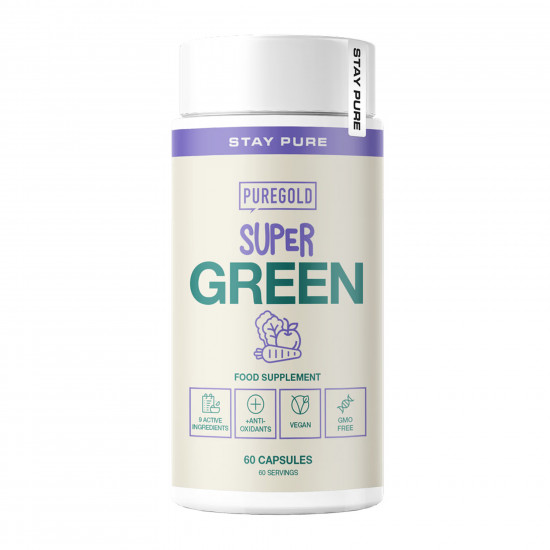 Pure Gold Super Green - 60 caps 2023-10-6076