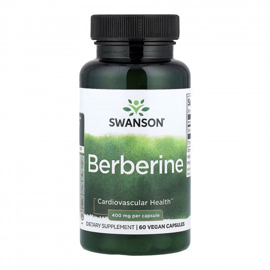 Swanson Berberine 400mg - 60 cap 100-68-6731061-20