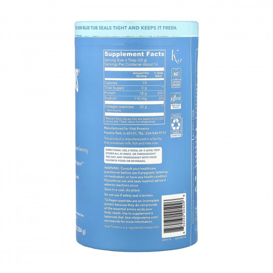 Vital Proteins Collagen Peptides - 284g Unflavored 2023-10-4681