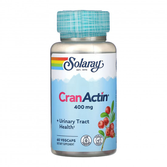 Solaray CranActin Cranberry Extract 400mg - 60 vcaps 2023-10-6954