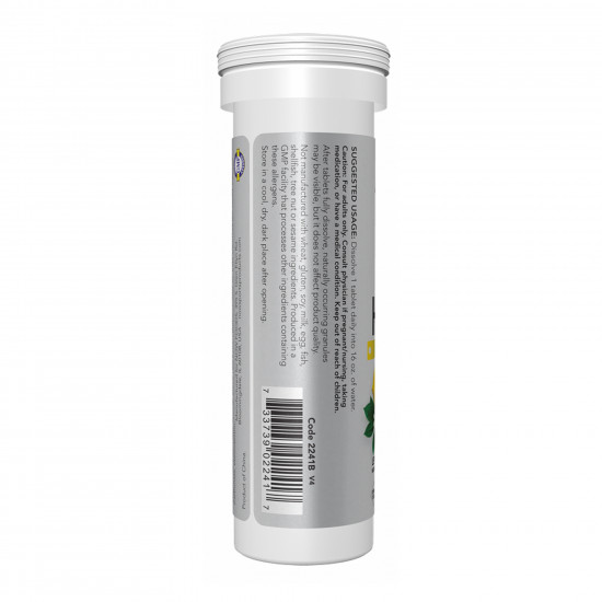 Now Foods Effer-Hydrate Effervescent - 10 tabs Lemon Lime 2023-10-5397