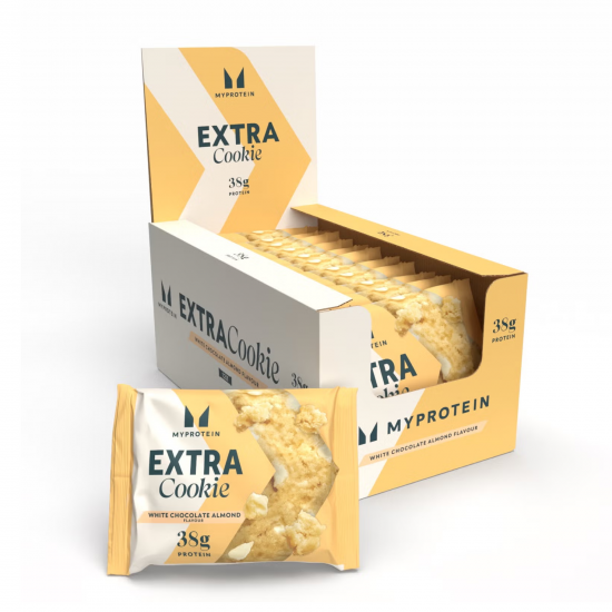 Myprotein Extra Cookie - 12x75g White Chocolate Almond 2023-10-7383