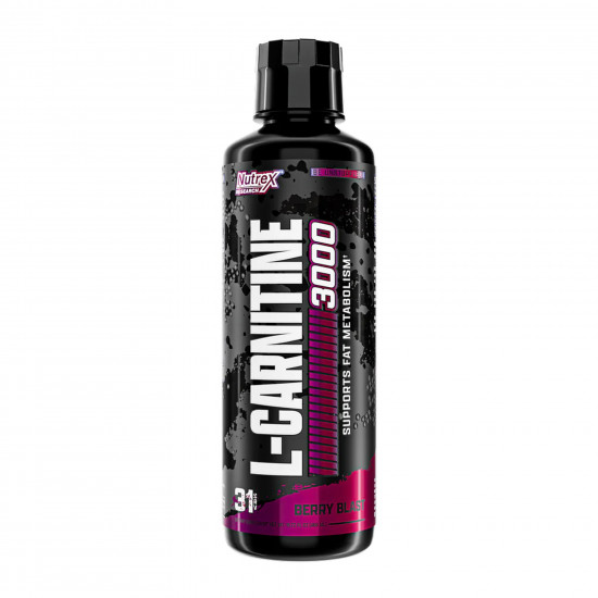 Nutrex Liquid L-Carnitine 3000 - 480ml Berry Blast 2022-10-0418