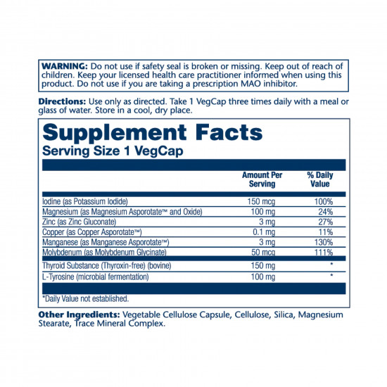 Solaray Thyroid Caps - 60 vcaps 2023-10-2397