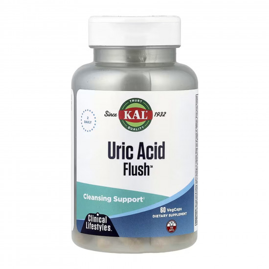 KAL Uric Acid Flush - 60 vcaps 2023-10-7026