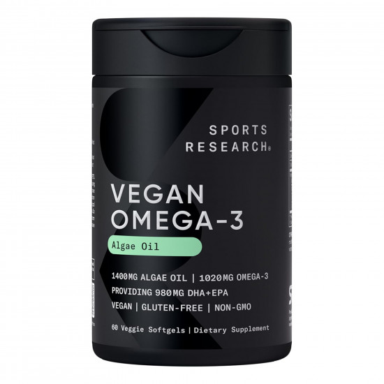 Sport Research Vegan Omega-3 1400mg - 60 softgels 2023-10-4398