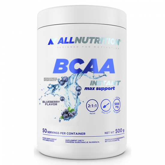 Allnutrition BCAA Max Support Instant - 500g Bllueberry 100-94-1223763-20 Allnutrition BCAA Max Support Instant - 500g Bllueberry 100-94-1223763-20