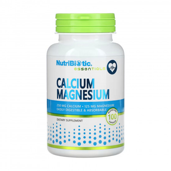 Nutribiotic Calcium Magnesium - 100 caps 2023-10-5480 Nutribiotic Calcium Magnesium - 100 caps 2023-10-5480