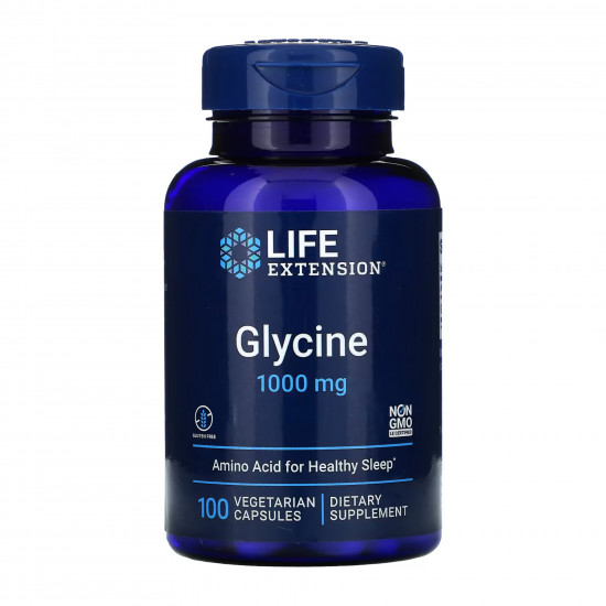 Life Extension Glycine 1000 mg - 100 vcaps 2022-10-1901