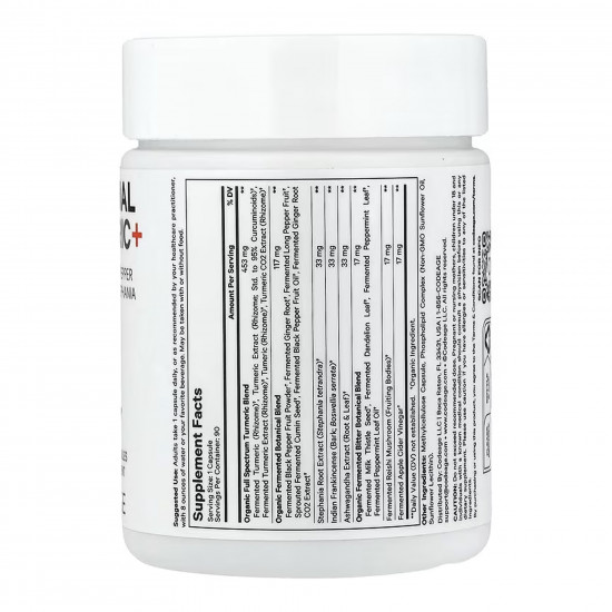 Codeage Liposomal Turmeric+ - 90 vcaps 2023-10-7725