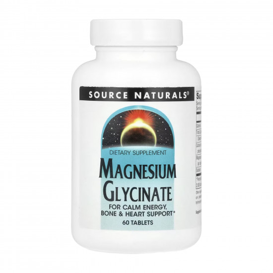 Source Naturals Magnesium Glycinate - 60 tabs 2023-10-4632 Source Naturals Magnesium Glycinate - 60 tabs 2023-10-4632