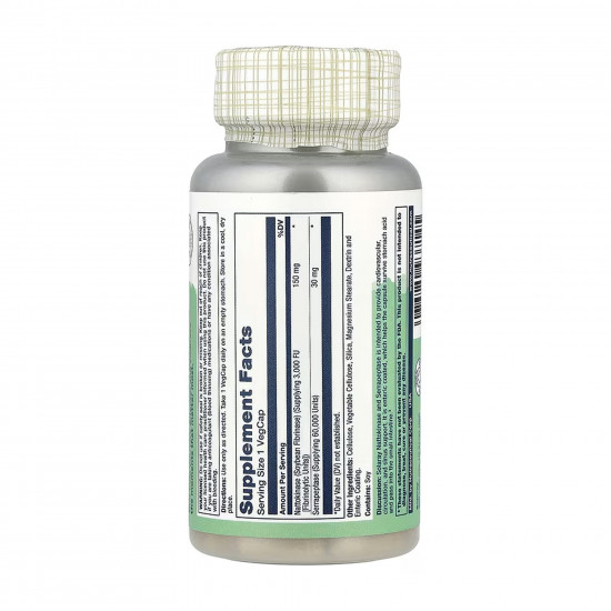 Solaray Nattokinase & Serrapeptase - 30 vcaps 2023-10-6419