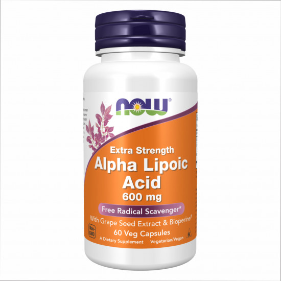 Now Foods Alpha Lipoic Acid 600mg - 60 vcaps 2022-10-2317