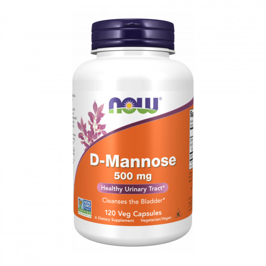 Now Foods D-Mannose 500 mg - 120 Caps 100-58-8831431-20 Now Foods D-Mannose 500 mg - 120 Caps 100-58-8831431-20
