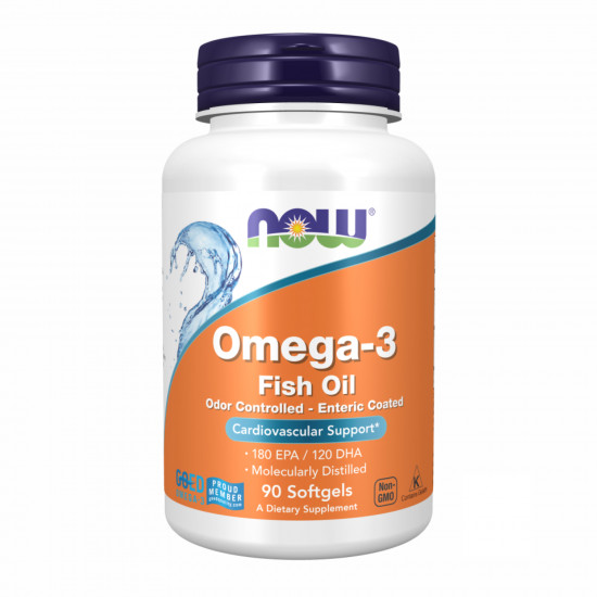 Now Foods Omega-3 Enteric - 90 sgels 2022-10-0055