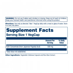 Rutin 500mg - 90 vcaps