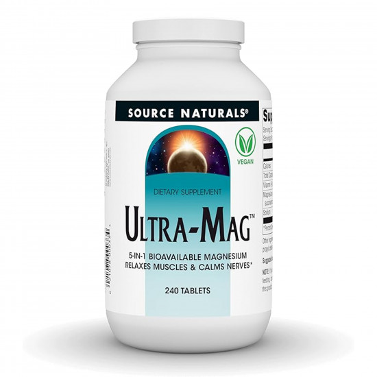 Source Naturals Ultra-Mag Magnesium Complex - 240 tabs 2022-10-1303