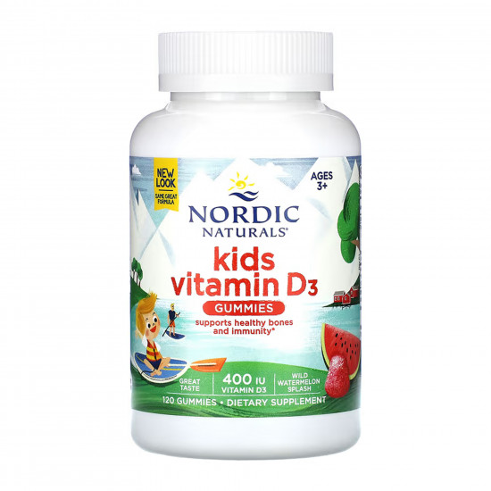 Nordic Naturals Vitamin D3 Gummies Kids - 120 gummies 2023-10-5976
