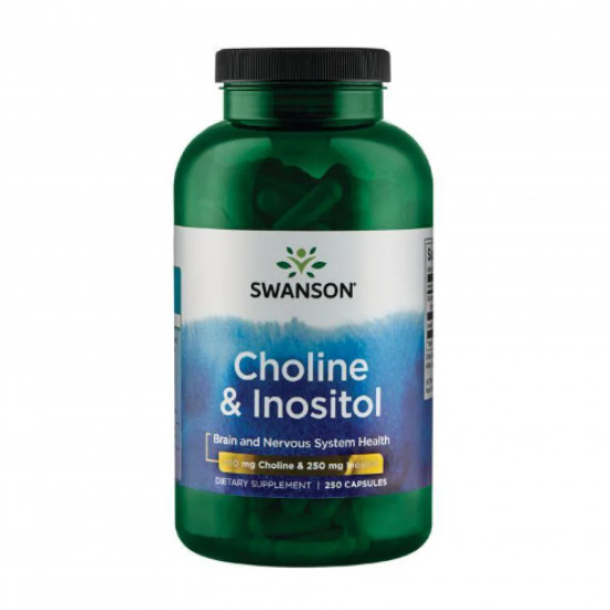 Swanson Choline Inos 250mg - 250caps 100-89-8861758-20 Swanson Choline Inos 250mg - 250caps 100-89-8861758-20