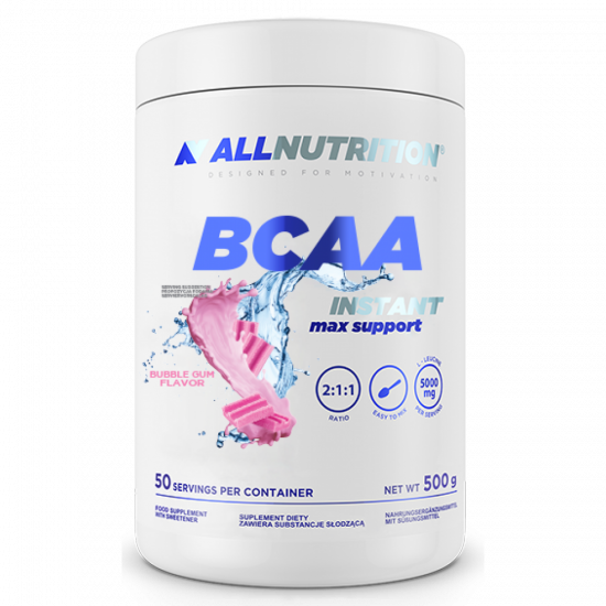 Allnutrition BCAA Max Support Instant - 500g Bubble Gum 100-45-2543892-20 Allnutrition BCAA Max Support Instant - 500g Bubble Gum 100-45-2543892-20