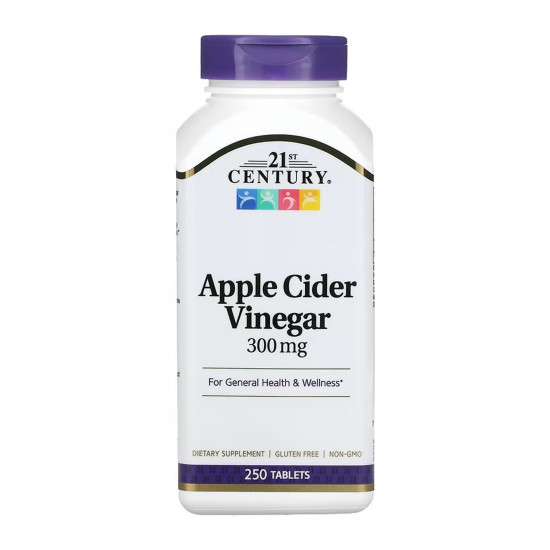 21st Century Apple Cider Vinegar 300mg - 250 tabs 2023-10-7130