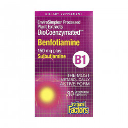BioCoenzymated Benfotiamine - 30 caps