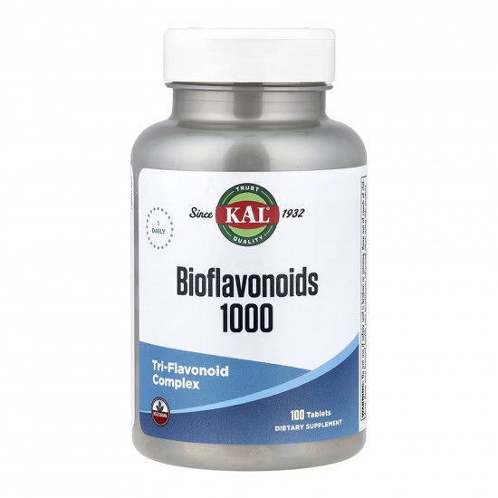 KAL Bioflavonoid 1000mg - 100 tabs 2023-10-6992