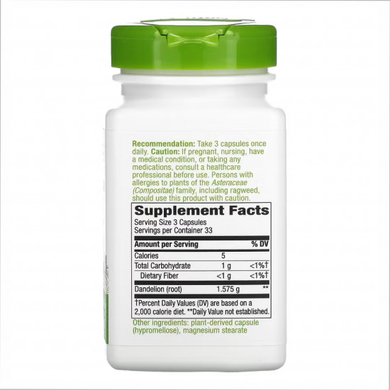 Nature's Way Dandelion Root - 100 vcaps 2022-10-1079