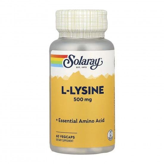 Solaray L-Lysine 500mg - 60 vcaps 2023-10-6753