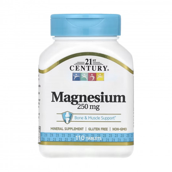 21st Century Magnesium 250 mg - 110 tabs 2023-10-7079