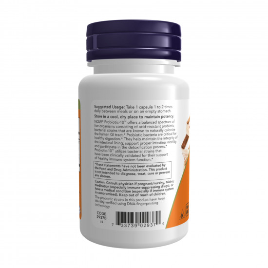 Now Foods Probiotic-10™ 25 Billion - 50 vcaps 2022-10-2318