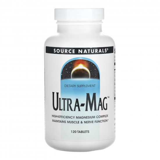 Source Naturals Ultra-Mag Magnesium Complex - 120 tabs 2022-10-1304