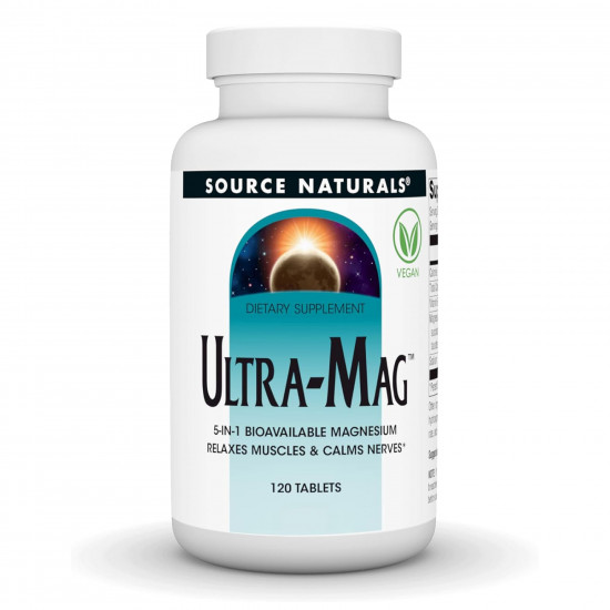 Source Naturals Ultra-Mag Magnesium Complex - 120 tabs 2022-10-1304