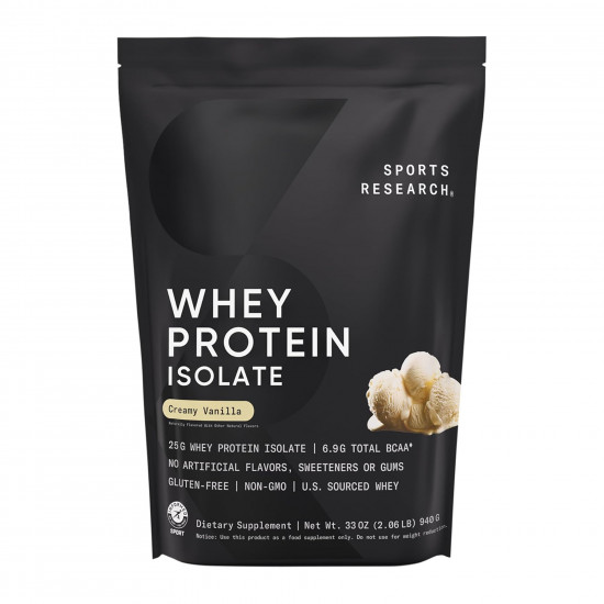 Sport Research Whey Protein Isolate - 940g Creamy Vanilla 2024-11-0166