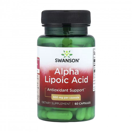 Swanson Alpha Lipoic Acid 300 mg - 60 caps 2023-10-6661