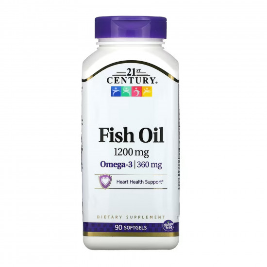 21st Century Fish Oil 1200 mg - 90 softgels 2023-10-7131