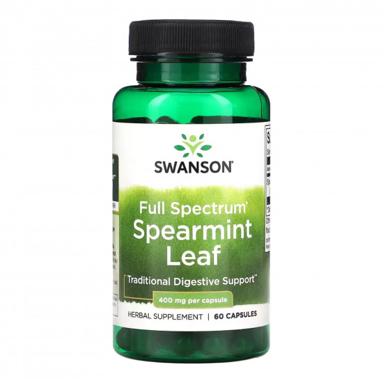Full Spectrum Spearmint Leaf 400mg - 60 caps Full Spectrum Spearmint Leaf 400mg - 60 caps