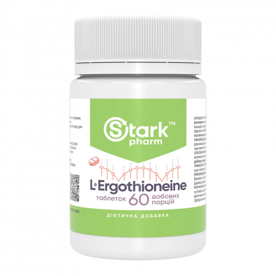 Stark Pharm L-Ergothioneine 25mg - 60 tabs 2024-11-0394