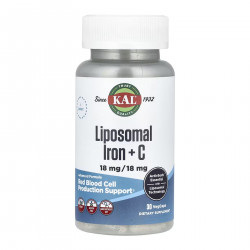 Liposomal Iron 18mg - 30 vcaps