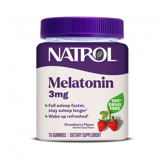Natrol Melatonin 3mg - 70 gummies 2023-10-6227 Natrol Melatonin 3mg - 70 gummies 2023-10-6227