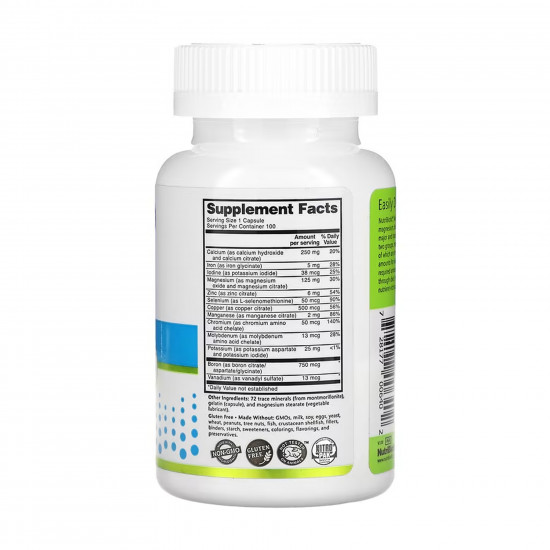 Nutribiotic Multi Mineral - 100 caps 2023-10-5482