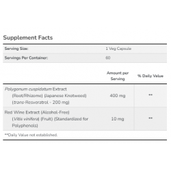 Resveratrol 200 mg - 60 vcaps